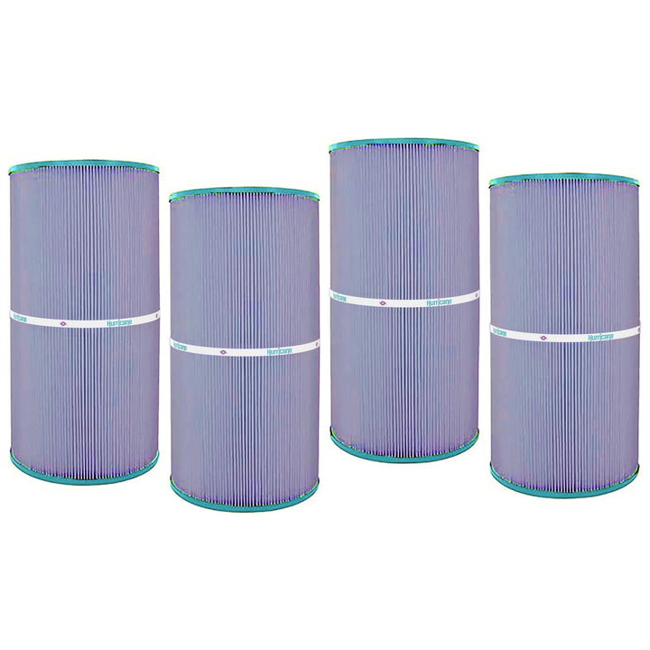 Hurricane Filters HF7469-04P Purple Spa Cartridge Replacement, 4 Pack (Open Box)