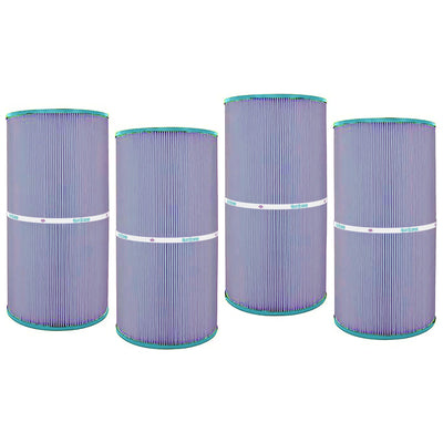 Hurricane Filters HF7469-04P Purple Spa Cartridge Replacement, 4 Pack (Open Box)