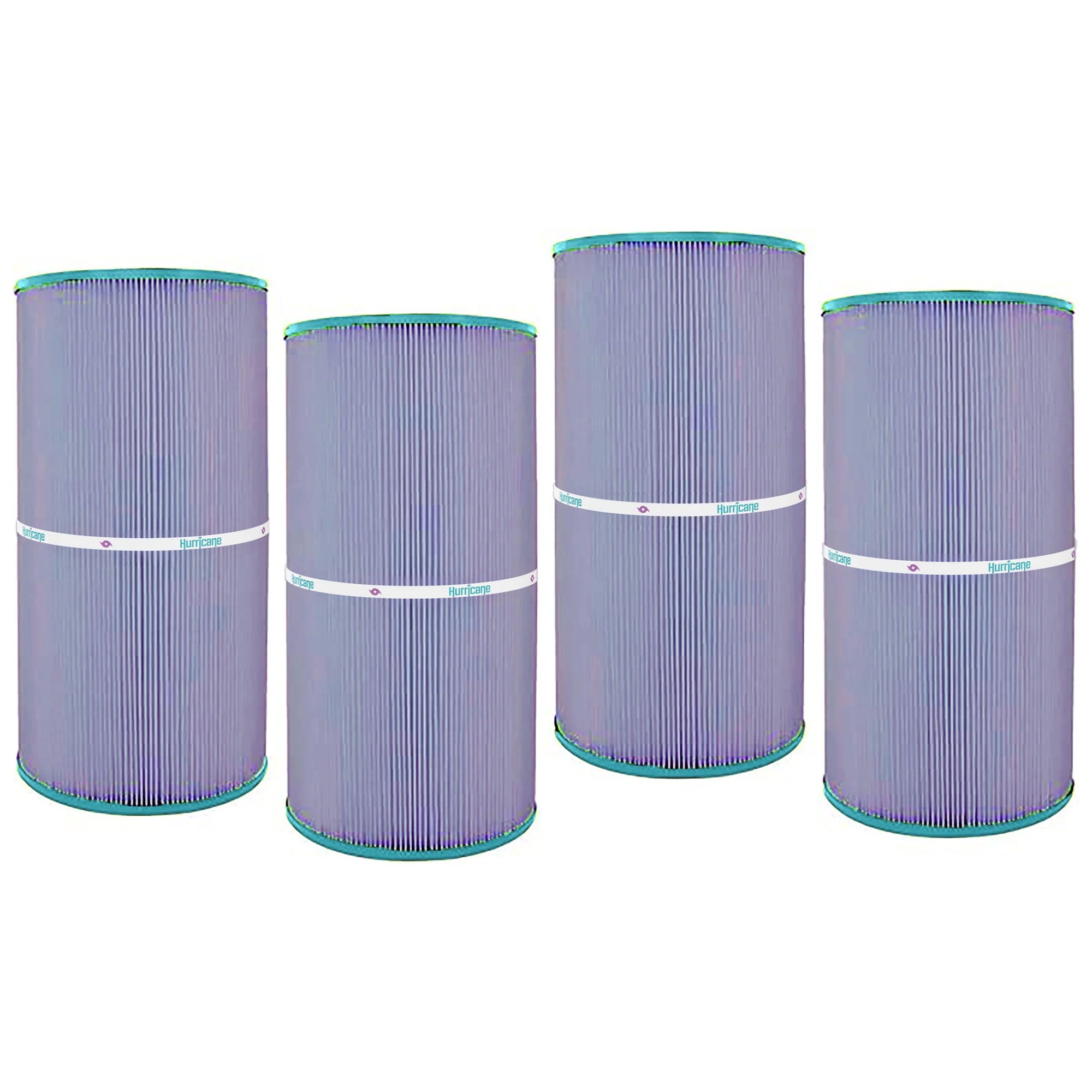Hurricane 4 Pack HF7469-04P Platinum Purple Pool Filter Cartridge Replacement - VMInnovations