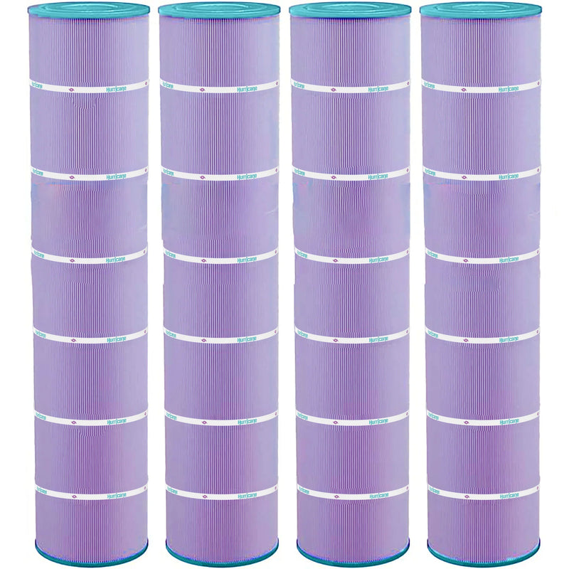 Hurricane Filters HF7494-04P Platinum Purple Spa Cartridge Replacement, 4 Pack