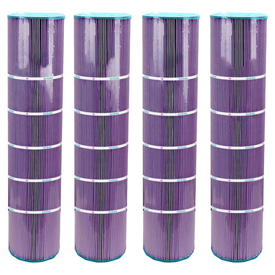Hurricane Filters 4 Pack Platinum Purple Spa Cartridge Replacement (Used)