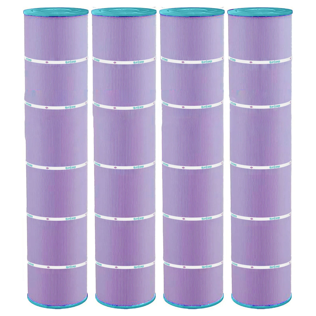 Hurricane Filters HF7482-04P Purple Spa Cartridge Replacement, 4 Pack (Open Box)