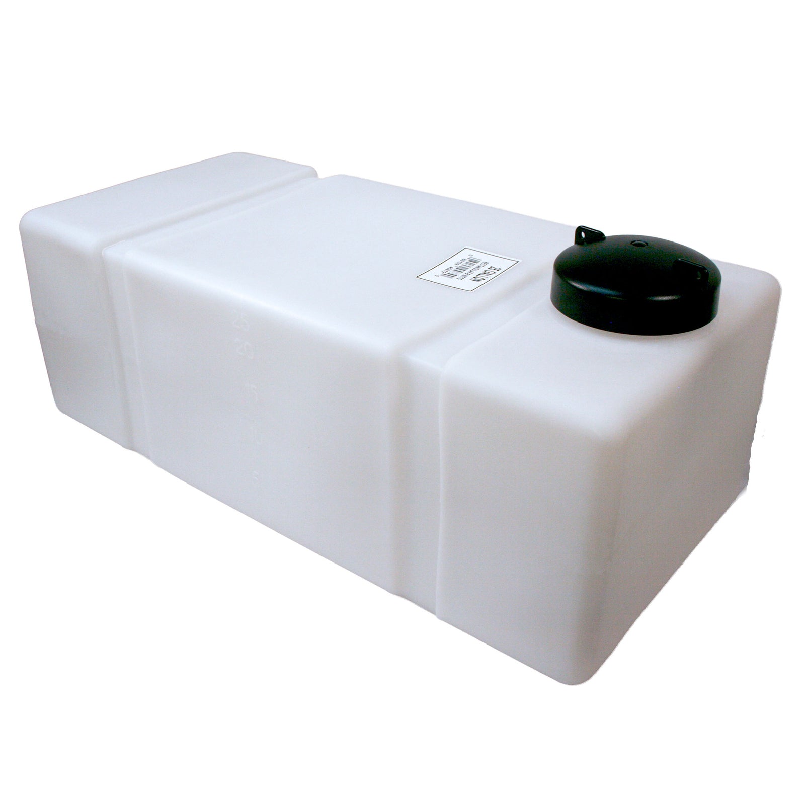 Norwesco 25 Gallon Rectangular Utility Tank for Lawn Care, White (Open Box) - VMInnovations