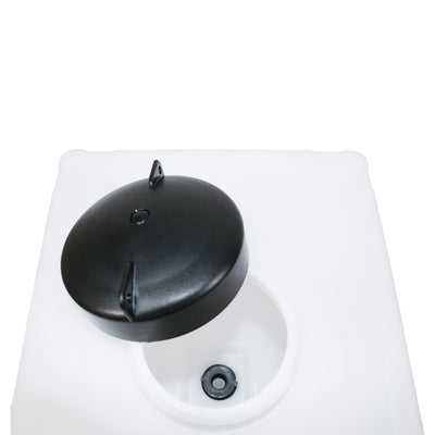 Norwesco 12 Gallon Total Drain Tank for Agriculture, Patio, Lawn, and Garden