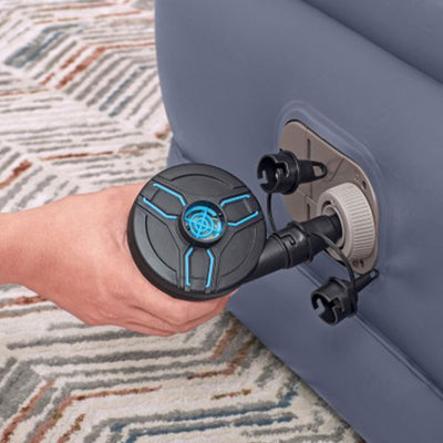 Bestway Air Mattress Inflatable Twin-Sized Bed with Built-In AC Pump (Open Box) - VMInnovations