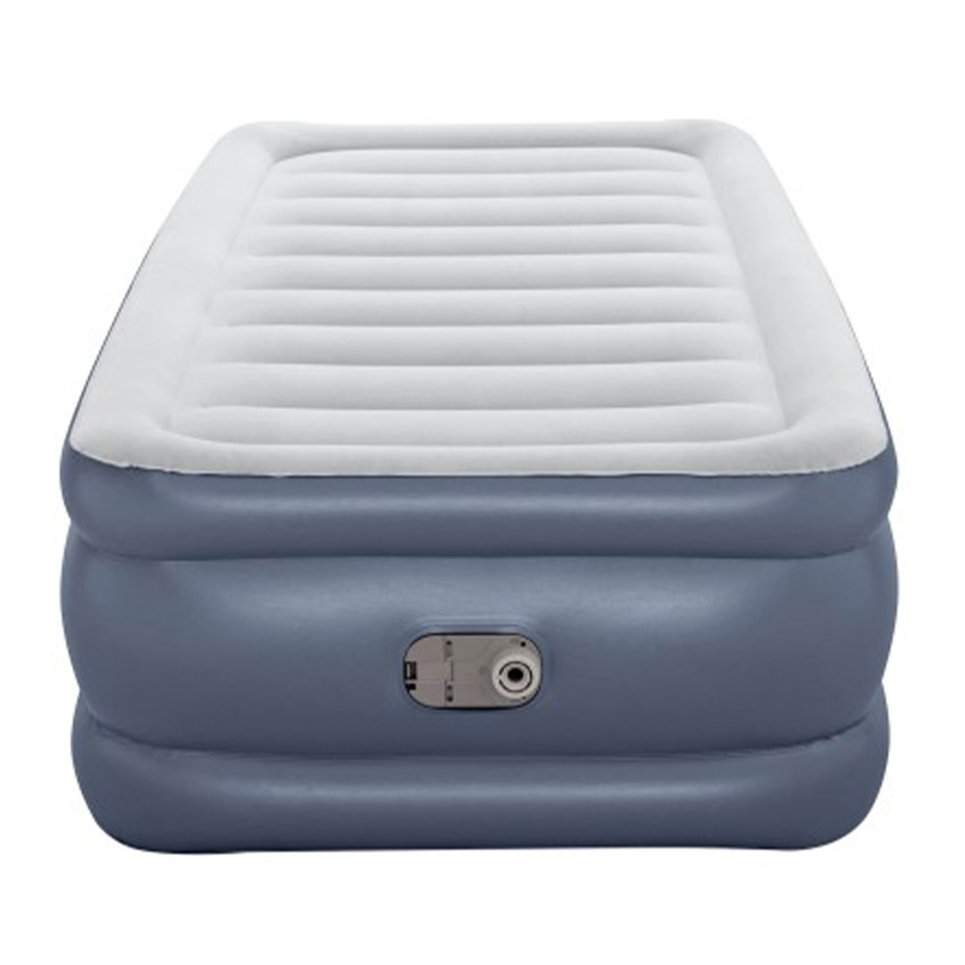 Bestway Air Mattress Inflatable Twin-Sized Bed with Built-In AC Pump (Open Box)