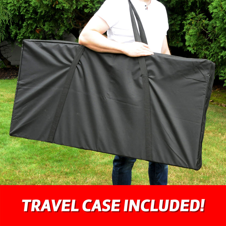 Driveway Games Traditional Wood Cornhole Game w/ Weather Bag for Storage(Used) - VMInnovations