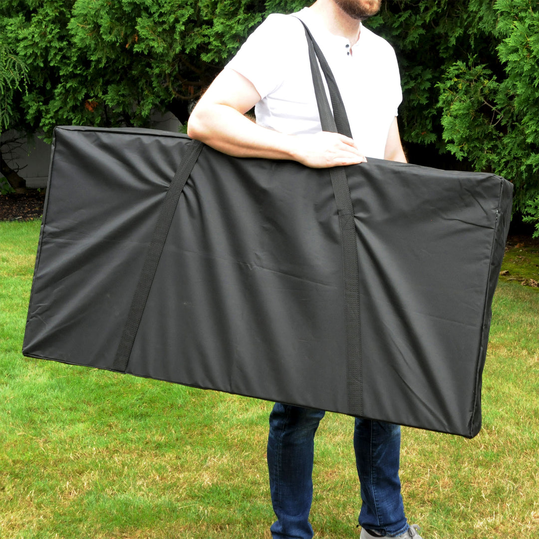 Driveway Games Traditional Wood Cornhole Game w/ Weather Bag for Storage(Used) - VMInnovations