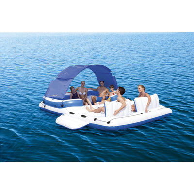 Bestway Hydro Force Tropical Breeze 6 Person Inflatable Island Float (Open Box) - VMInnovations