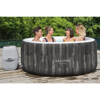 Bestway SaluSpa Bahamas AirJet Inflatable Outdoor Hot Tub with EnergySense Cover