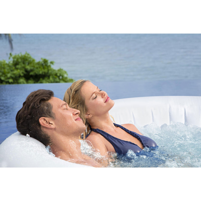 Bestway SaluSpa Bahamas AirJet Inflatable Outdoor Hot Tub with EnergySense Cover