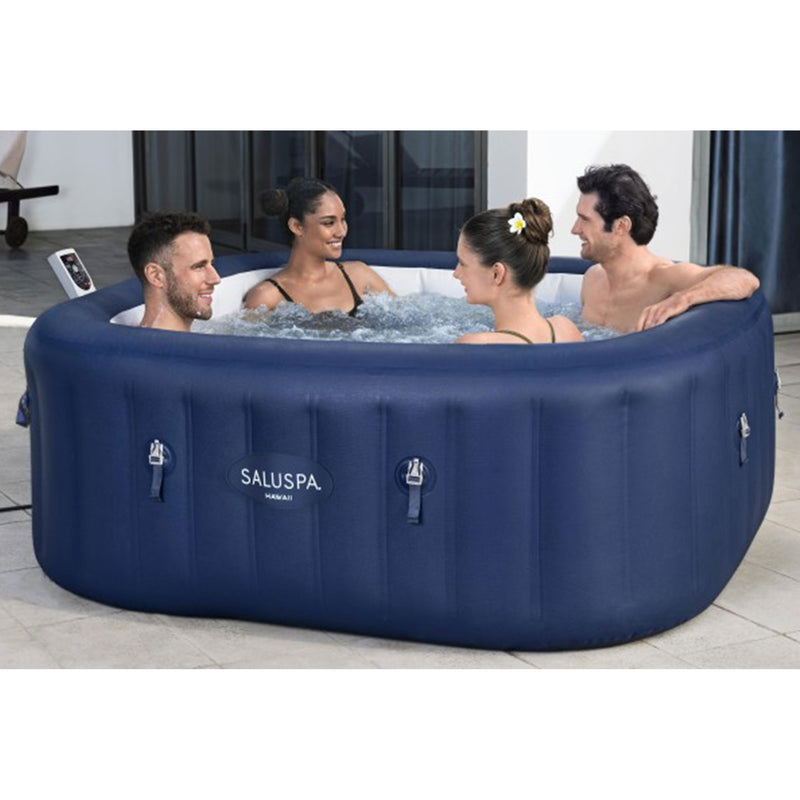 Bestway SaluSpa Hawaii Smart AirJet Inflatable Hot Tub with EnergySense Cover