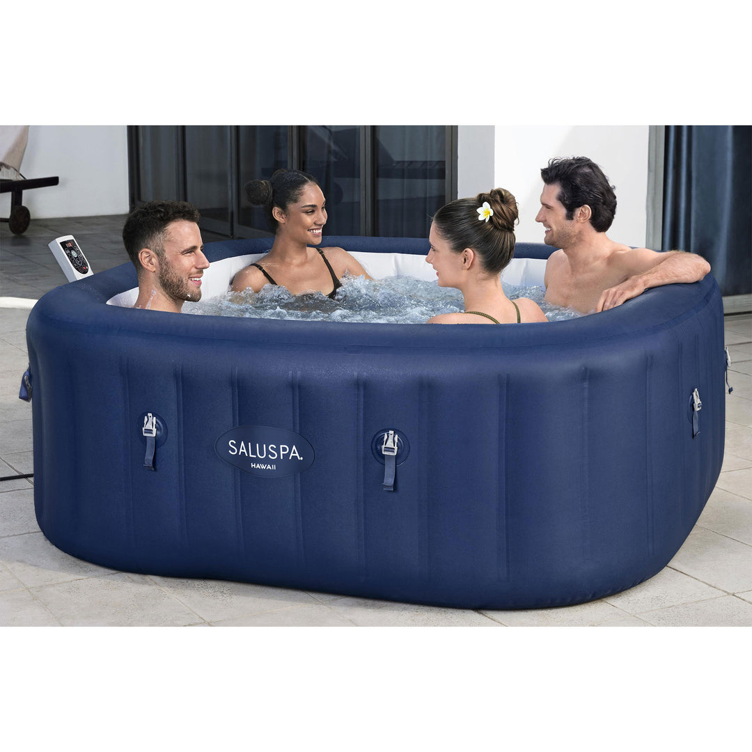 Bestway SaluSpa Hawaii Smart AirJet Inflatable Hot Tub with Cover (Open Box)