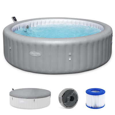Bestway SaluSpa Hawaii Smart AirJet Inflatable Hot Tub with EnergySense Cover (For Parts)