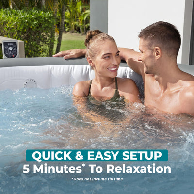 Bestway SaluSpa Hawaii Smart AirJet Inflatable Hot Tub with EnergySense Cover (For Parts)