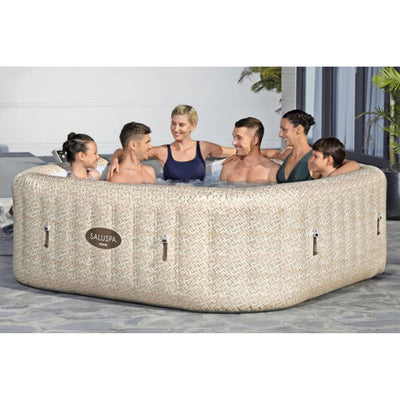 Bestway SaluSpa Rome Smart AirJet Inflatable Hot Tub with EnergySense Cover