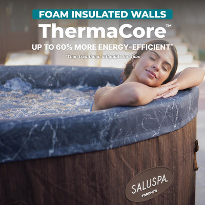 Bestway Toronto 5-7 Person Energy-Efficient AirJet Hot Tub, App (Open Box)