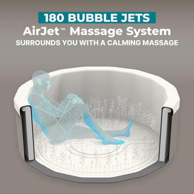 Bestway Toronto 5-7 Person Energy-Efficient AirJet Hot Tub, App (Open Box)