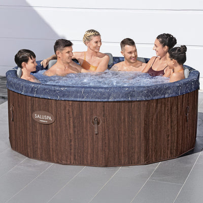 Bestway Toronto 5-7 Person Energy-Efficient AirJet Hot Tub, App (Open Box)