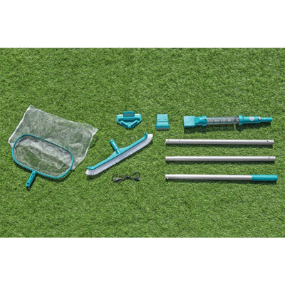 Bestway AquaSurge Swimming Pool Maintenance Accessory Kit with Vacuum & Skimmer - VMInnovations