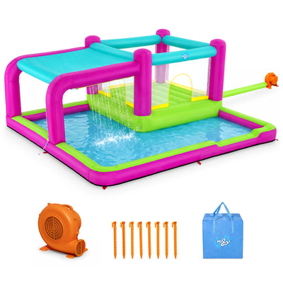Bestway H2OGO! Bouncin' Bay Kids Inflatable Mega Water Park Outdoor Splash Pool