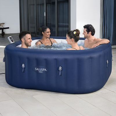 SaluSpa Hawaii 4-6 Person Smart AirJet Inflatable Hot Tub with App Control(Used) - VMInnovations