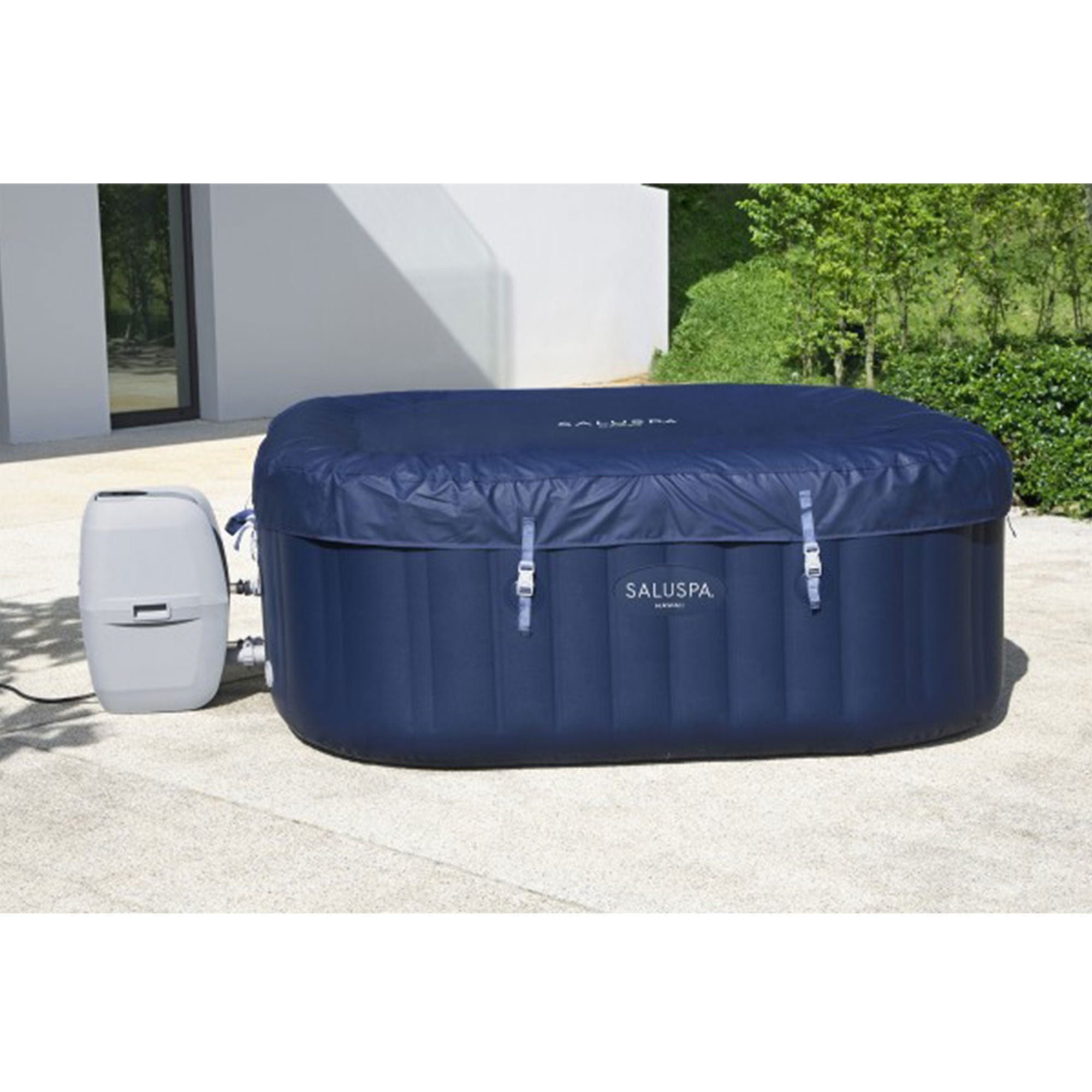 SaluSpa Hawaii 4-6 Person Smart AirJet Inflatable Hot Tub with App Control(Used) - VMInnovations