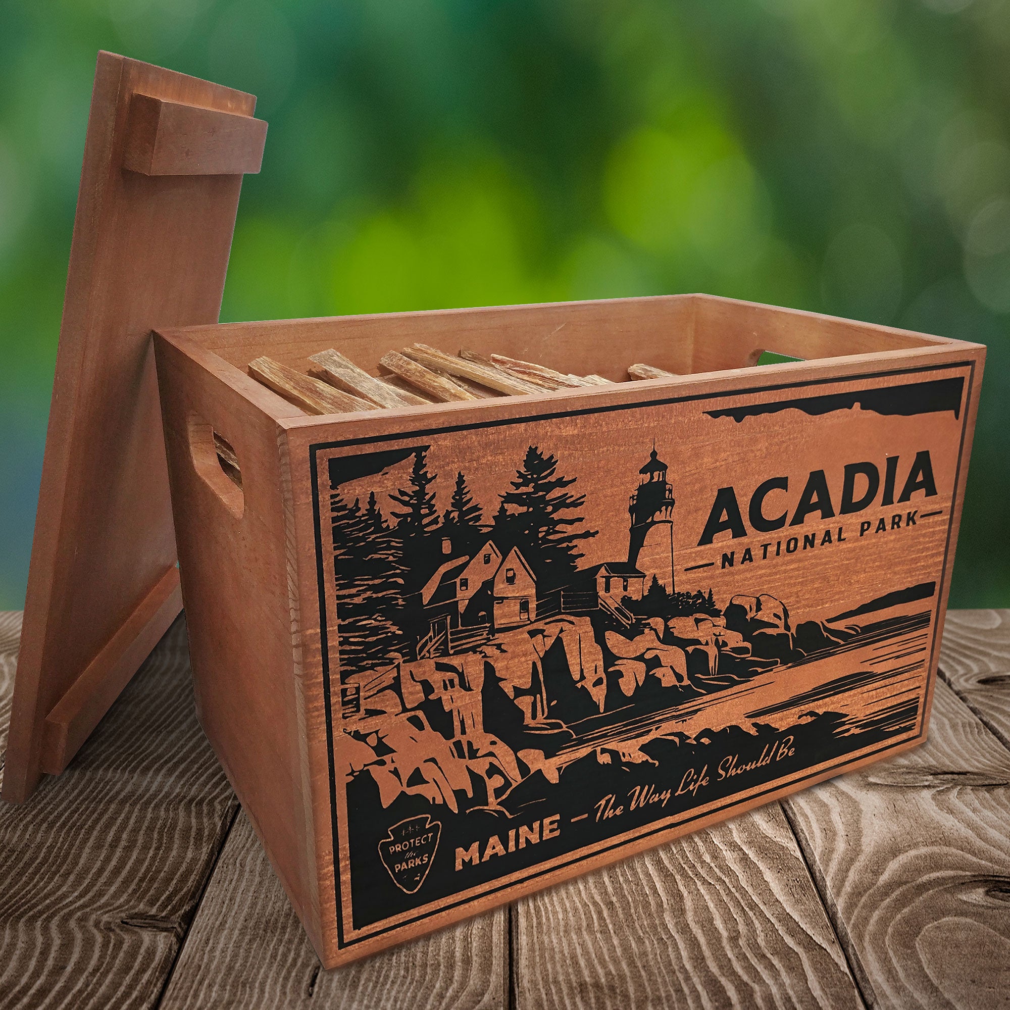 Better Wood Products Fatwood Firestarter Sticks, Acadia Box (Open Box) - VMInnovations
