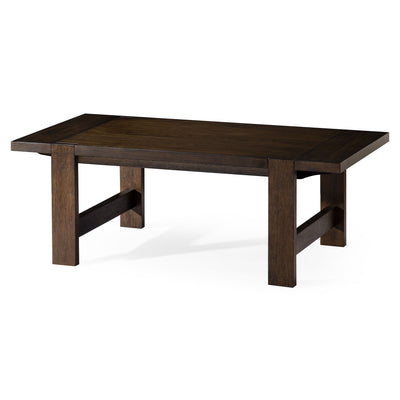 Maven Lane Angelo Rustic 48" x 24" Rectangular Wooden Coffee Table (Open Box) - VMInnovations