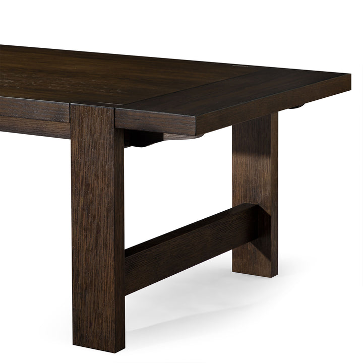 Maven Lane Angelo Rustic 48" x 24" Rectangular Wooden Coffee Table (Open Box)