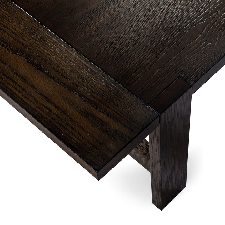 Maven Lane Angelo Rustic 48" x 24" Rectangular Wooden Coffee Table (Open Box)