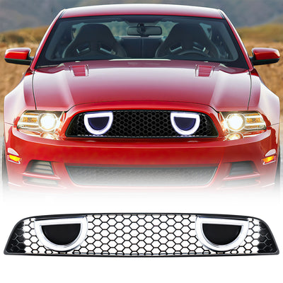 AMERICAN MODIFIED Front Grille for 2013-2014 Ford Mustang GT V6, (Open Box)