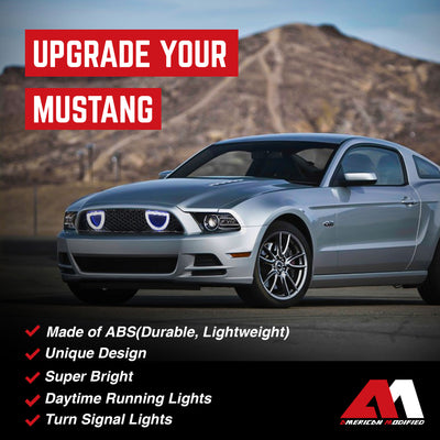 AMERICAN MODIFIED Front Grille for 2013-2014 Ford Mustang GT V6, (Open Box)