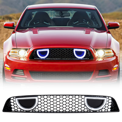 AMERICAN MODIFIED Mustang Front Upper Grille Fits 2013-2014 Ford Mustang GT V6 - VMInnovations