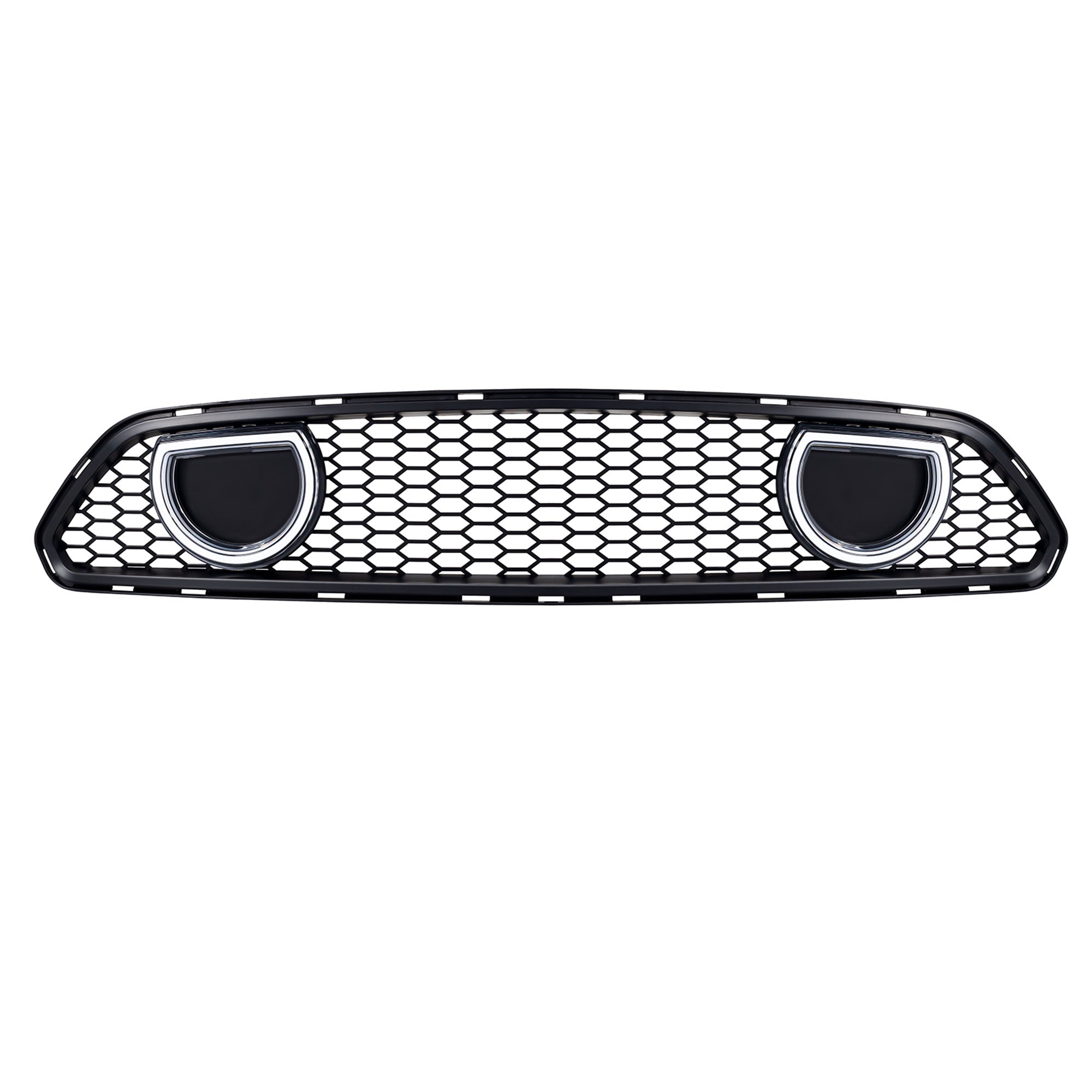 AMERICAN MODIFIED Grille for 15-17 Ford Mustang EcoBoost, GT, & V6, Matte Black - VMInnovations