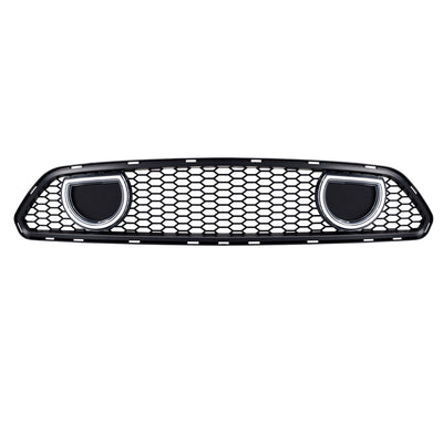AMERICAN MODIFIED Grille for 15-17 Ford Mustang EcoBoost, GT, & V6, Matte Black - VMInnovations