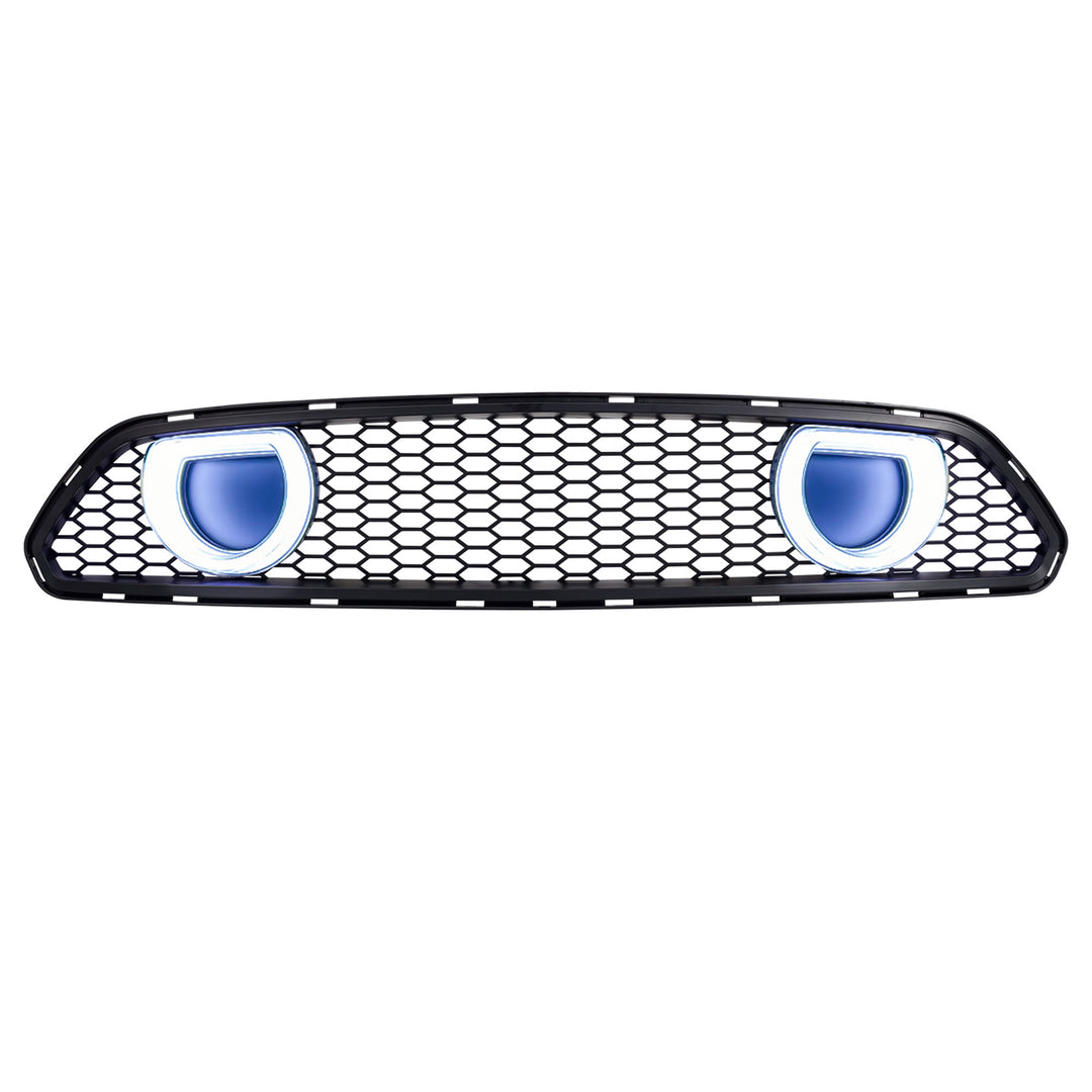 AMERICAN MODIFIED Grille for 15-17 Ford Mustang EcoBoost, GT, & V6, Matte Black