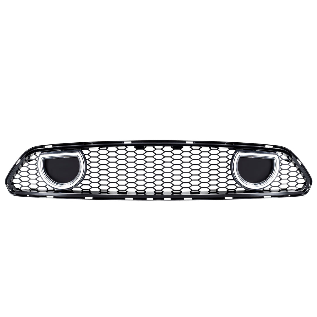 AMERICAN MODIFIED Grille for 15-17 Ford Mustang EcoBoost, GT, & V6, Glossy Black