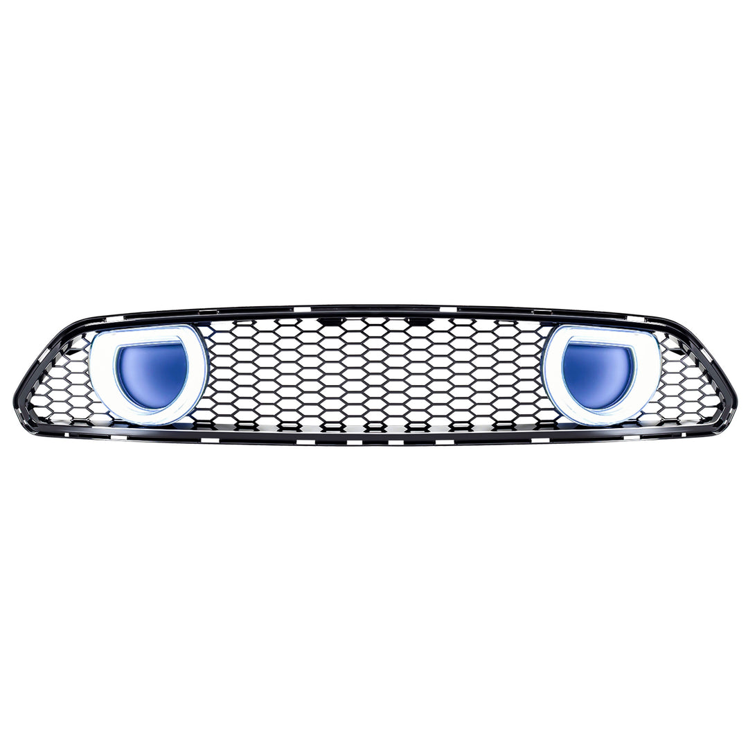 AMERICAN MODIFIED Grille for 15-17 Ford Mustang EcoBoost, GT, & V6, Glossy Black