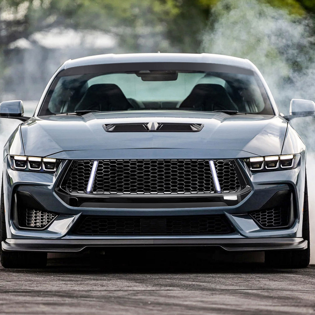 AMERICAN MODIFIED Front Grille w/LED DRL for 2024+ Mustang EcoBoost/GT(Open Box)