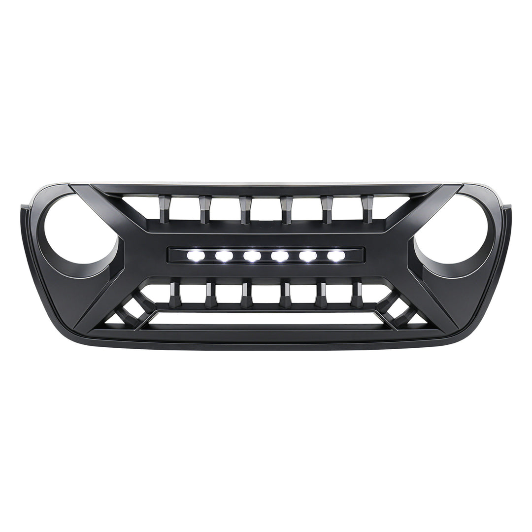 AMERICAN MODIFIED Grille w/Lights for 2018-2023 Jeep Wrangler JL & Gladiator JT