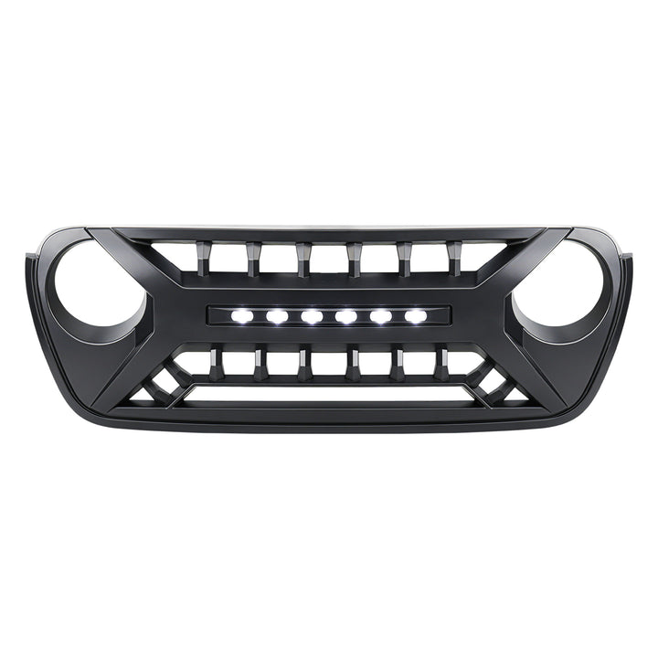 AMERICAN MODIFIED Grille w/Lights for 2018-2023 Jeep Wrangler JL & Gladiator JT