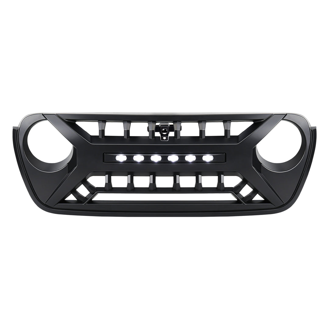 AMERICAN MODIFIED Grille w/Lights for 2018-2023 Jeep Wrangler JL & Gladiator JT