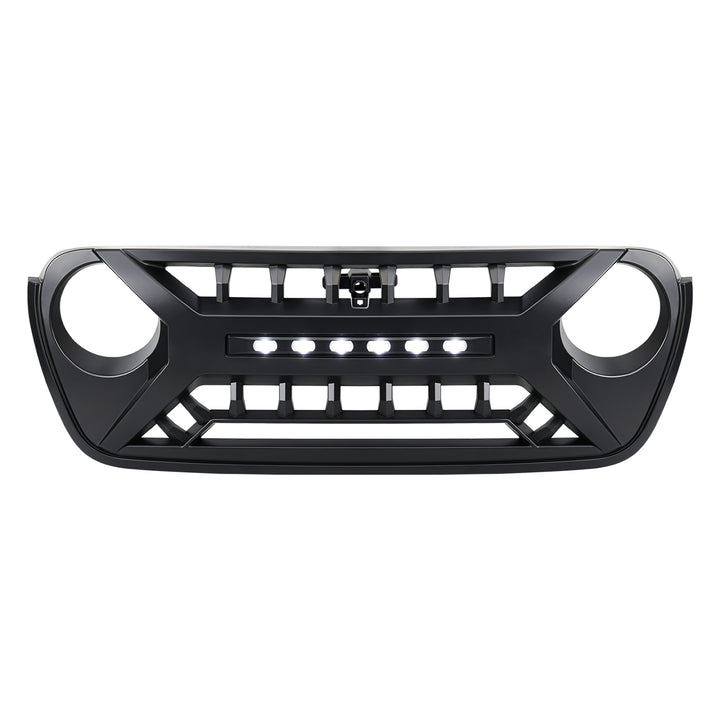 AMERICAN MODIFIED Grille w/Lights for 2018-2023 Jeep Wrangler JL & Gladiator JT