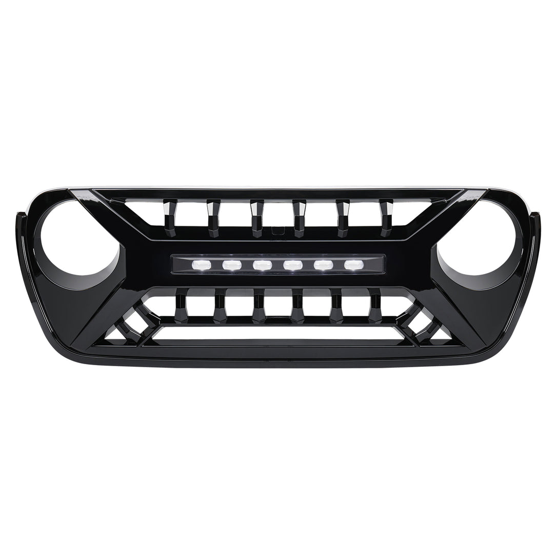 AMERICAN MODIFIED Grille w/Lights for 2018-2023 Jeep Wrangler JL & Gladiator JT