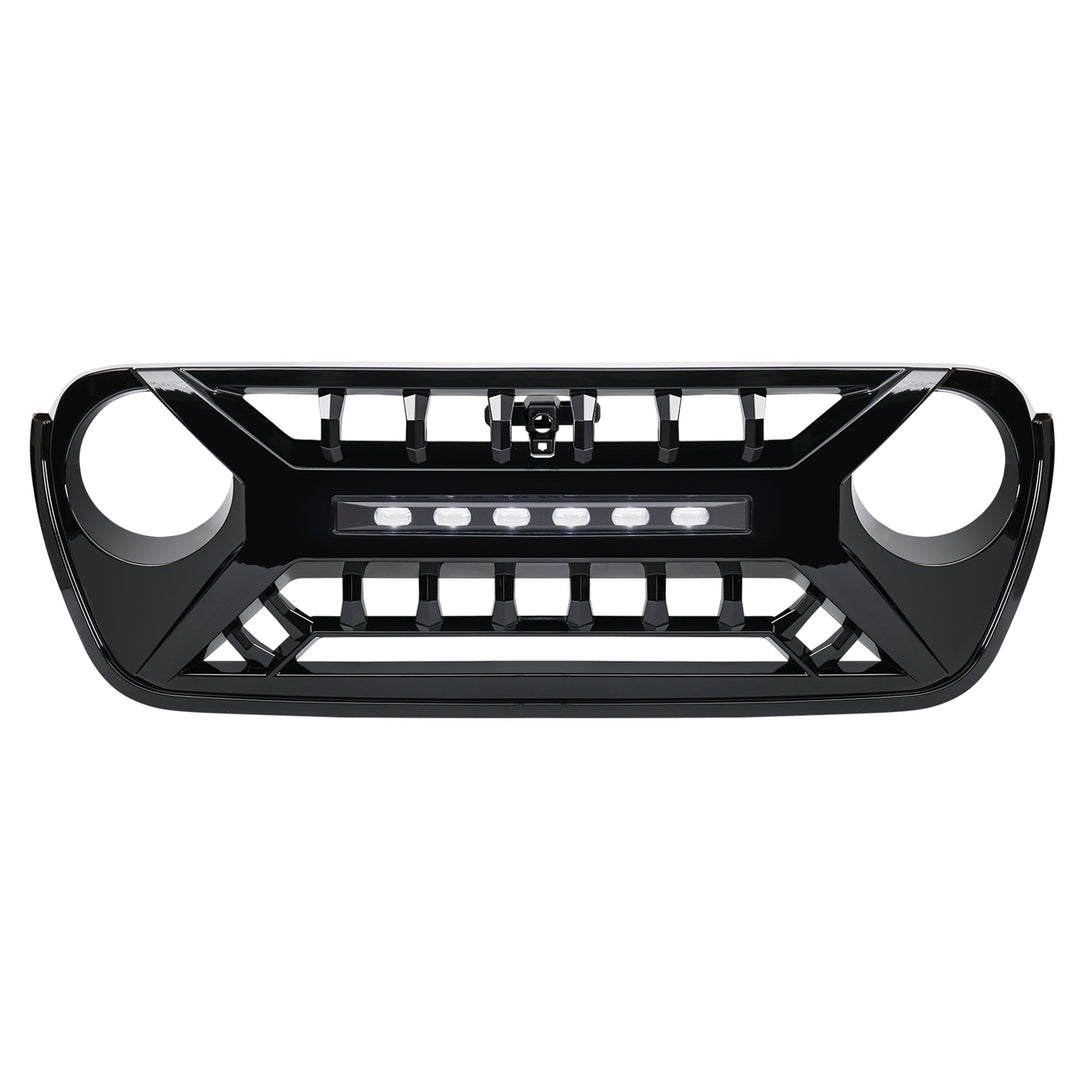 AMERICAN MODIFIED Grille w/Lights for 2018-2023 Jeep Wrangler JL & Gladiator JT