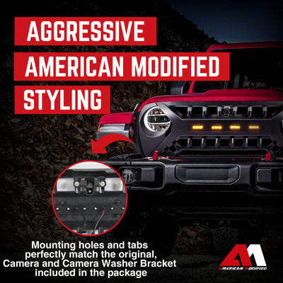 AMERICAN MODIFIED w/Lights for 18-23 Jeep Wrangler JL & Gladiator JT (Open Box) - VMInnovations