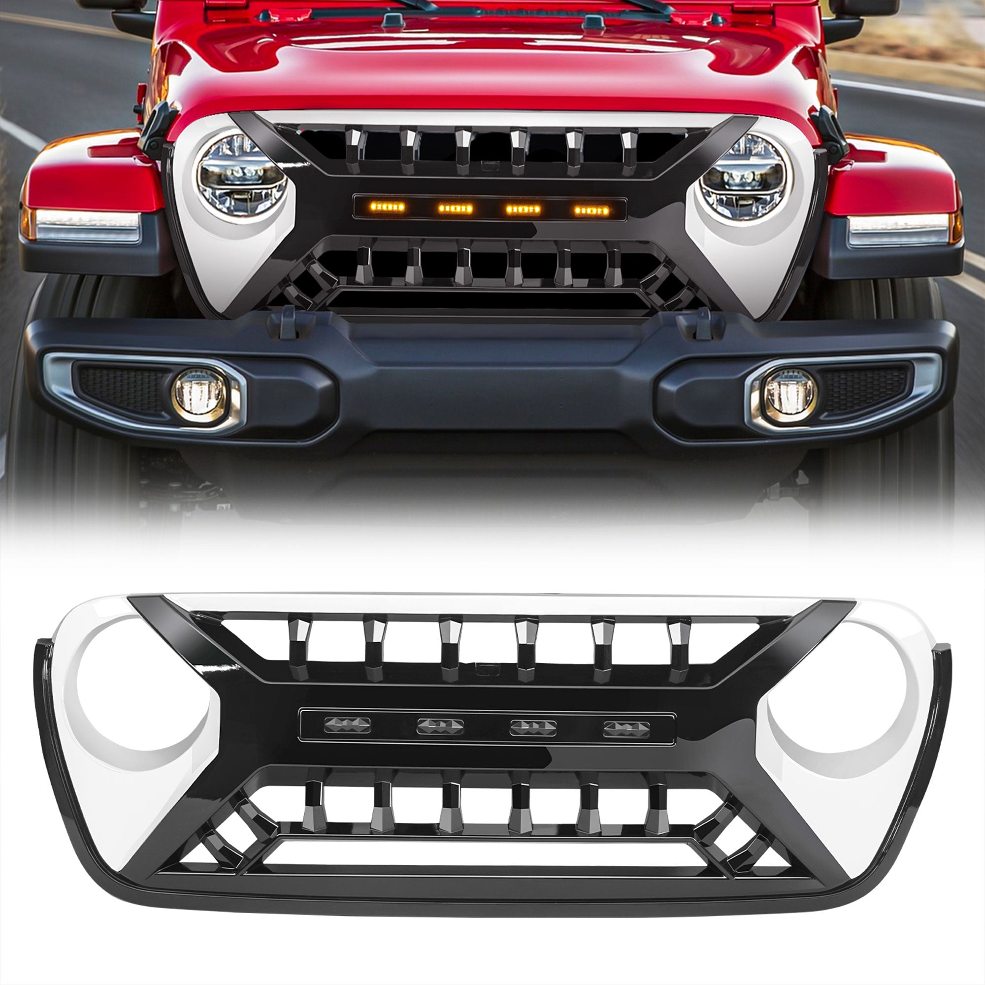 AMERICAN MODIFIED w/Lights for 18-23 Jeep Wrangler JL & Gladiator JT (Open Box)