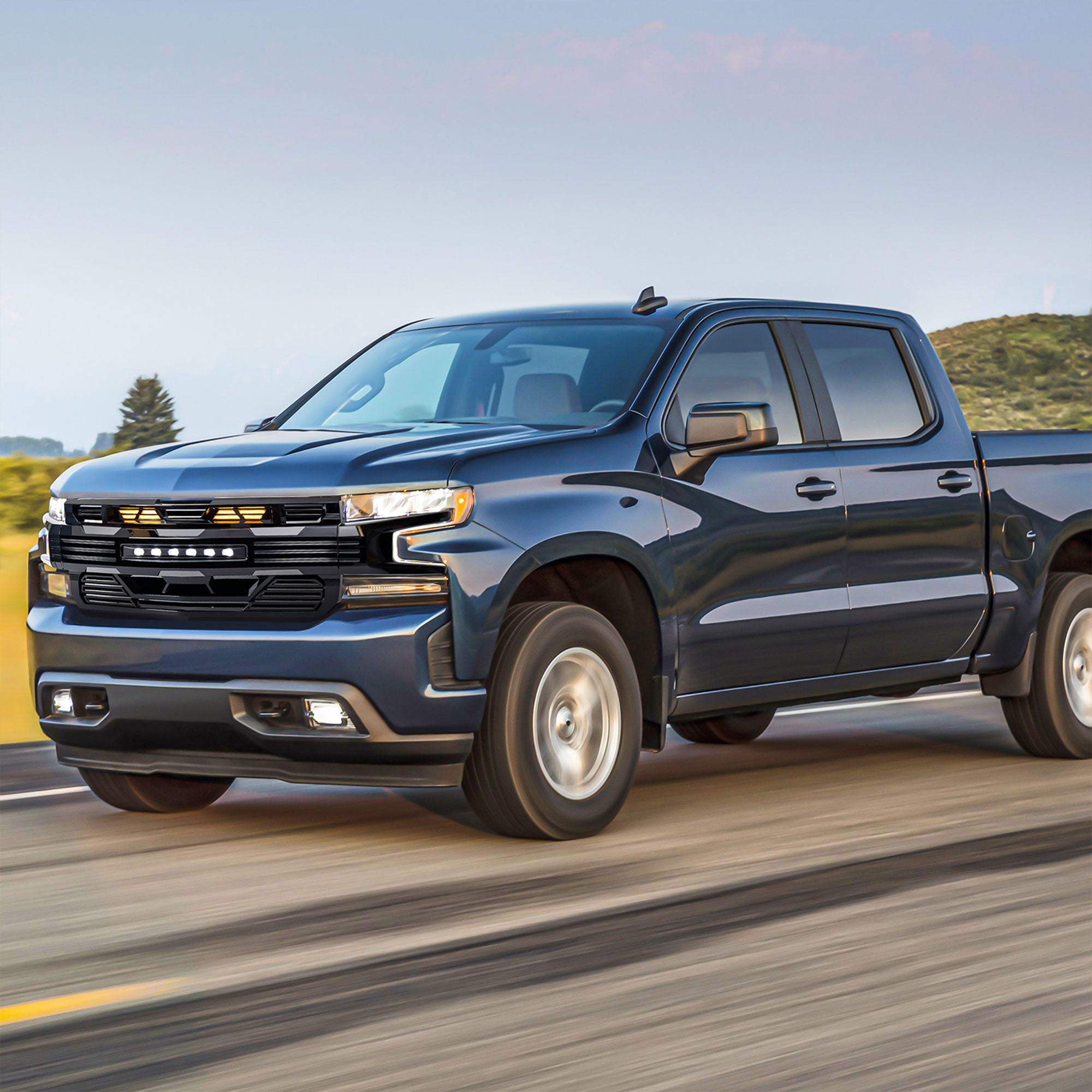 American Modified Armor Grille for 2019-2021 Chevy Silverado 1500 (Open Box) - VMInnovations