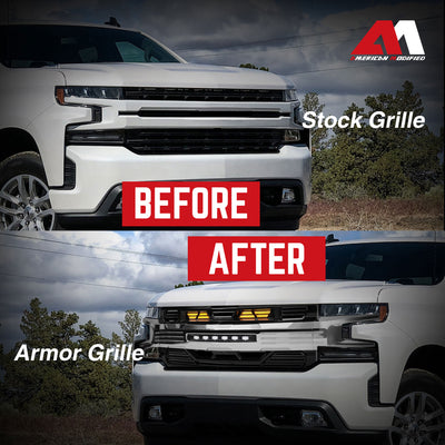 AMERICAN MODIFIED LED Grille w/ LEDs for 19-21 Chevy Silverado 1500 (Open Box) - VMInnovations